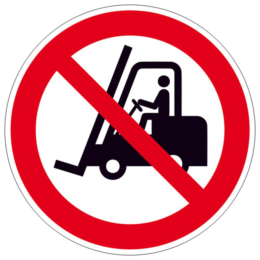 Illustration du produit: SafetyMarking® Interdit aux chariots, Ø 200 mm, film