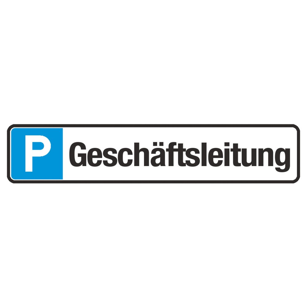N° de l'image du produit 2 : SafetyMarking® Panneau de parking « Collaborateur », H x l 110 x 520 mm