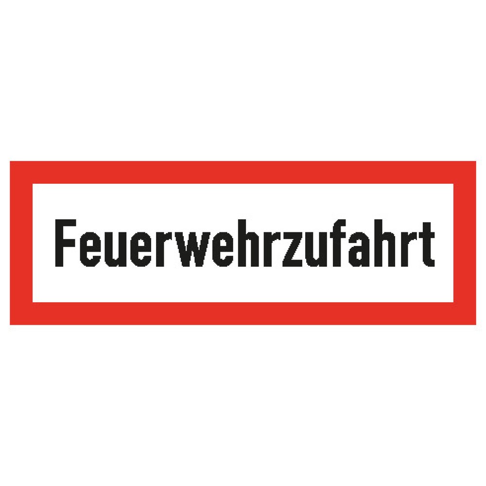 Illustration du produit: SafetyMarking® « Accès pompiers », H x l 105 x 297 mm, aluminium