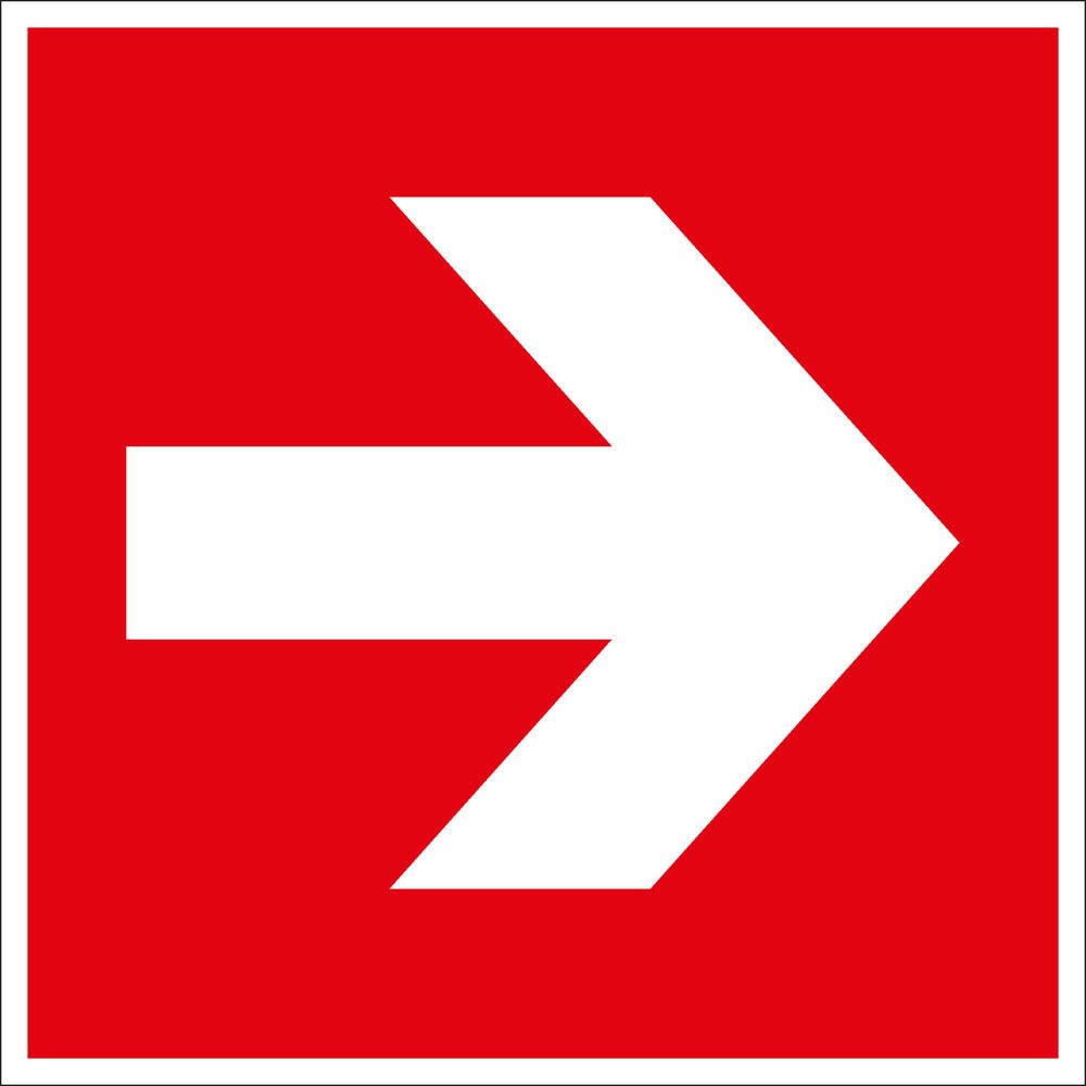 Illustration du produit: SafetyMarking® Indication de direction vers la gauche / vers la droite Hxl 150 x 150 mm, film HI