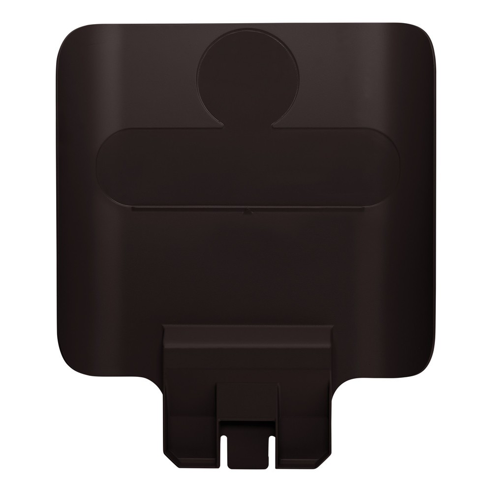 Illustration du produit: Panneau pour station de recyclage Rubbermaid® Slim Jim, marron
