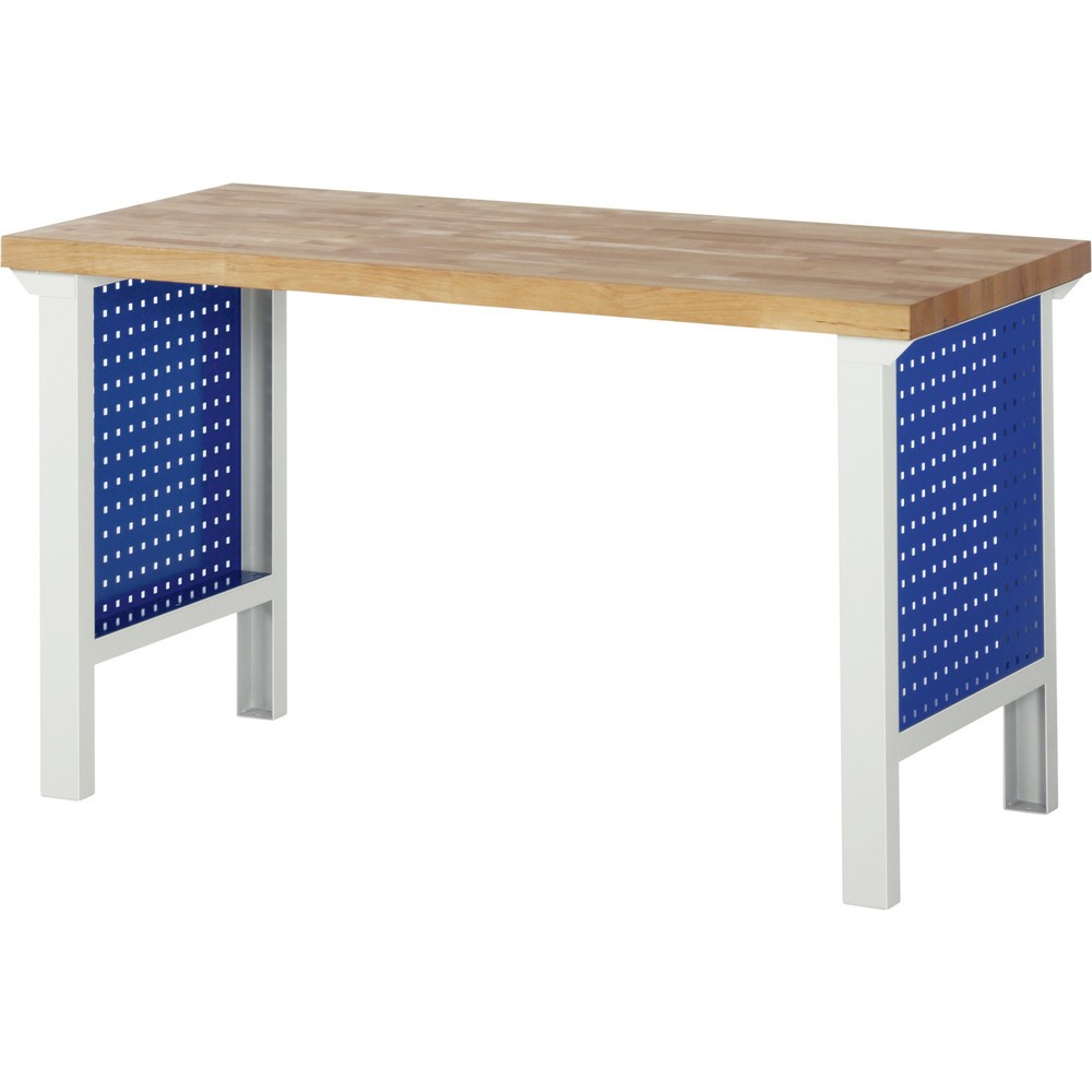 Immagine del prodotto: Pannello laterale forato RAU per piede banco da lavoro 7000, AxLxP 620 x 550 x 2 mm