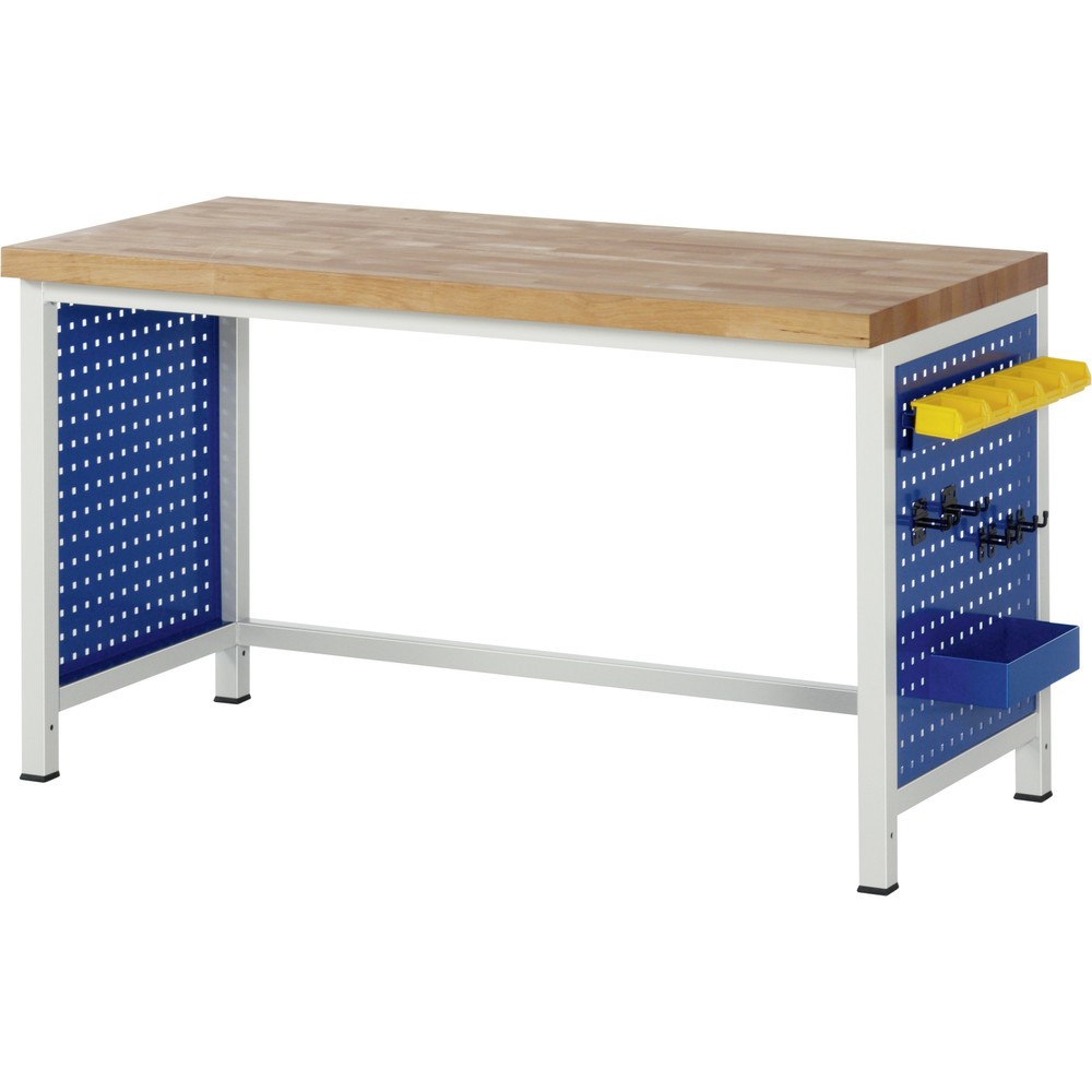 Immagine del prodotto n. 2: Pannello laterale forato RAU per piede banco da lavoro 8000, AxLxP 620 x 760 x 2 mm