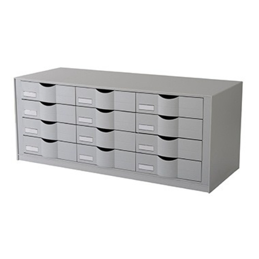 Produktabbildung: Paperflow Sortierstation 9H444L2.02 85,7x32,9x34,2cm 12Fächer grau
