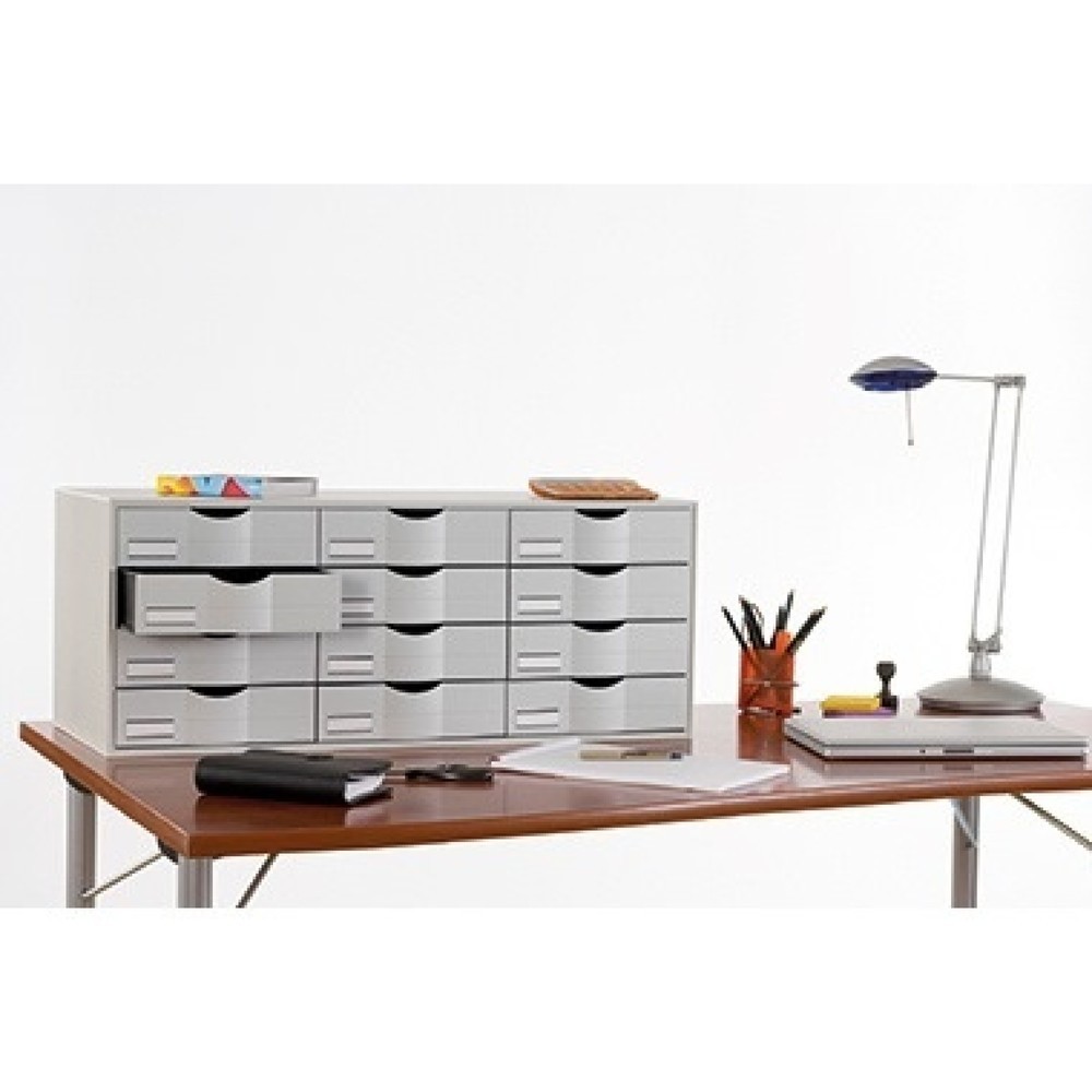 Produktabbildung Nr. 3: Paperflow Sortierstation 9H444L2.02 85,7x32,9x34,2cm 12Fächer grau