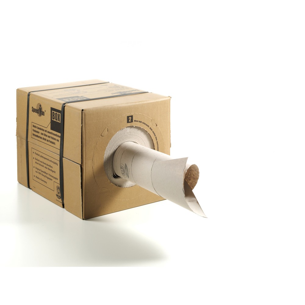 Illustration du produit: Papier de calage SpeedMan Box®, HxlxP 297 x 297 x 400 mm, longueur du rouleau 450 m, env. 70 g/m