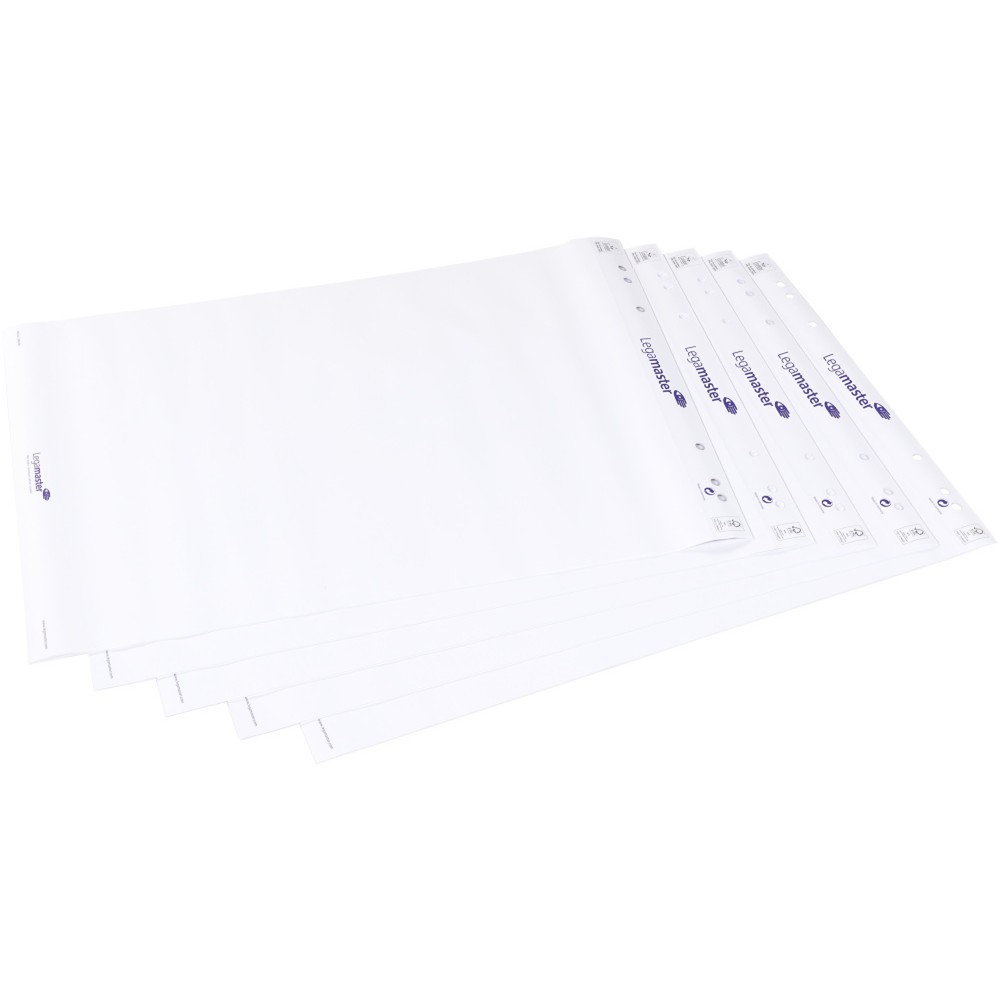 Produktabbildung Nr. 1: Papierblock für Legamaster Flipchart, blanko, 5x20 Blatt
