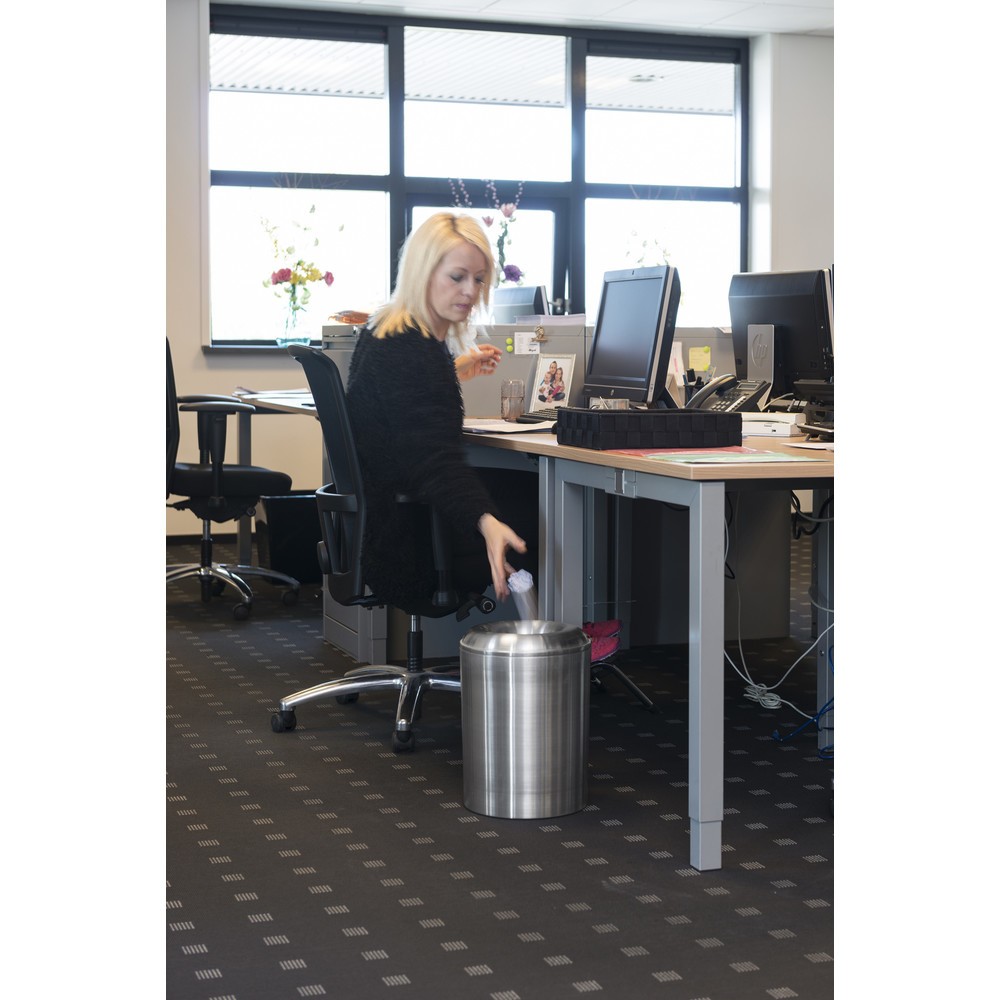Produktabbildung Nr. 2: Papierkorb VB-FR, selbstlöschend, aus Aluminium, 20 Liter