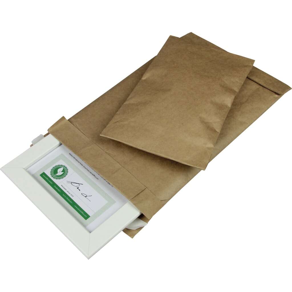 Produktabbildung Nr. 2: Papierpolstertaschen, 195x280mm, Innenmaß, 210x280mm, Außenmaß, PADDED BAGS, 1 VE = 100 Stk