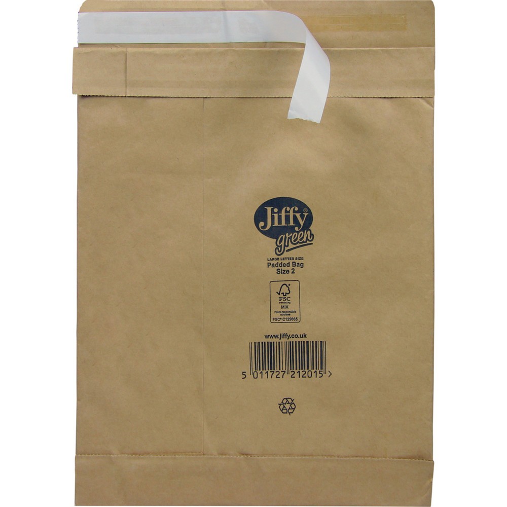 Produktabbildung Nr. 4: Papierpolstertaschen, 195x280mm, Innenmaß, 210x280mm, Außenmaß, PADDED BAGS, 1 VE = 100 Stk
