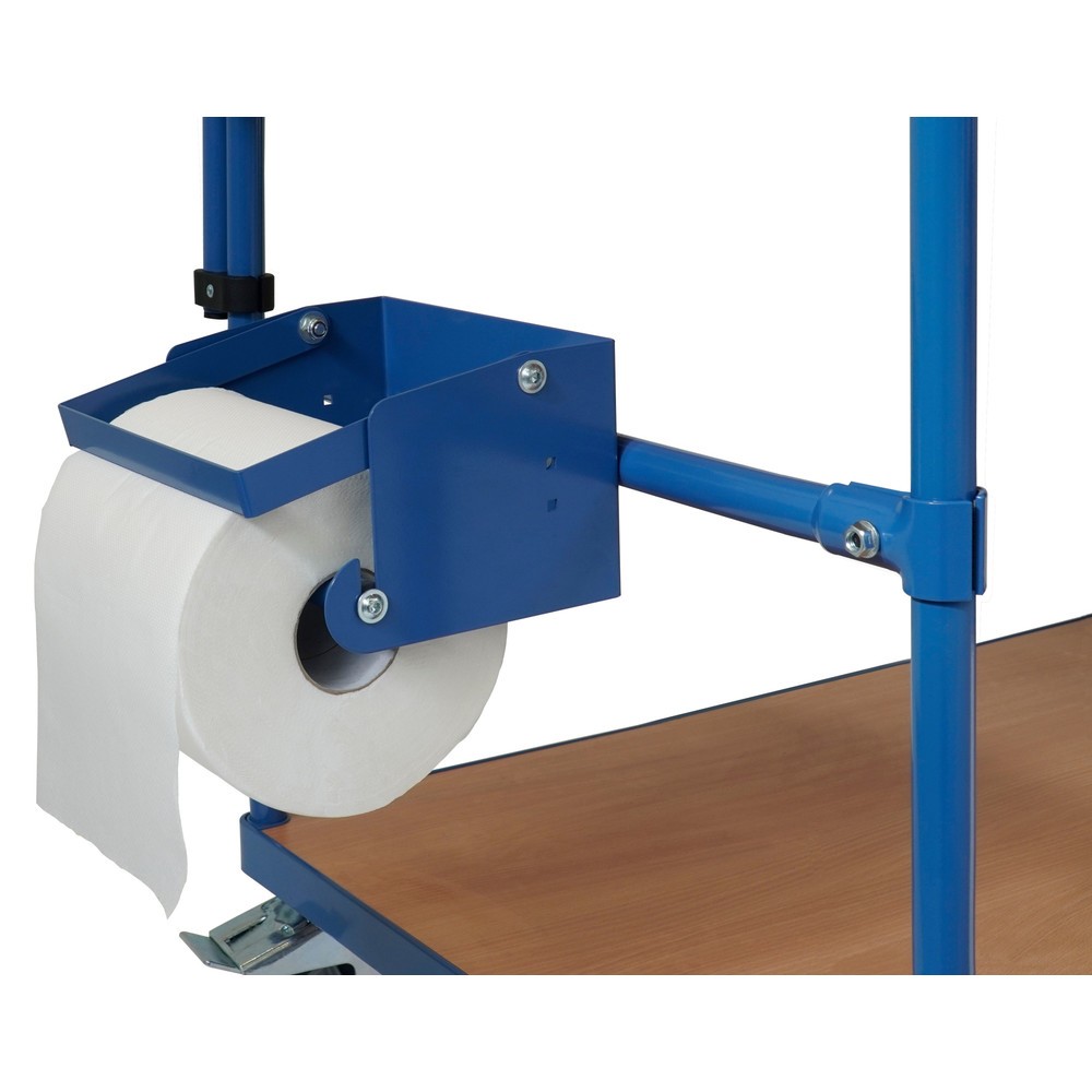 Produktabbildung: Papierrollenhalter für fetra® Leichttisch-Wagen, Breite 489 mm