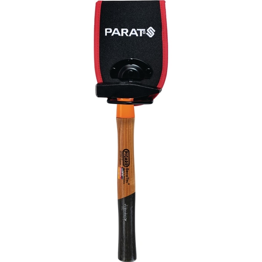 Produktabbildung: PARAT Hammerhalter B120xT70xH170mm Nyl.schwarz/rot