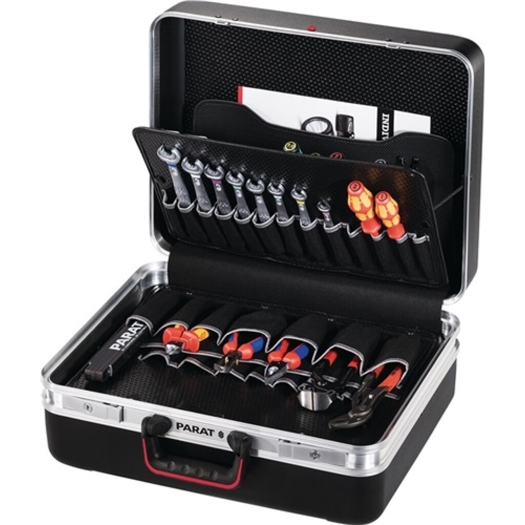 Produktabbildung: Schalenkoffer B470xT190xH360mm Doppel-Alu 34l X-ABS-Ku.Wkz.tafel u.Abdeckp.PARAT