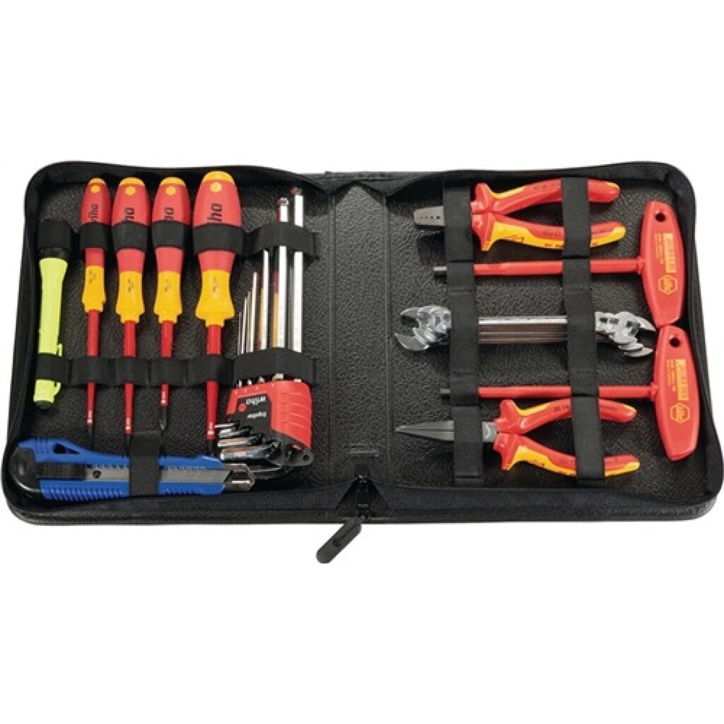 Werkzeugmappe Innen-B480xT20xH255mm Industrieleder schwarz PARAT Produktabbildung: Werkzeugmappe Innen-B480xT20xH255mm Industrieleder schwarz PARAT
