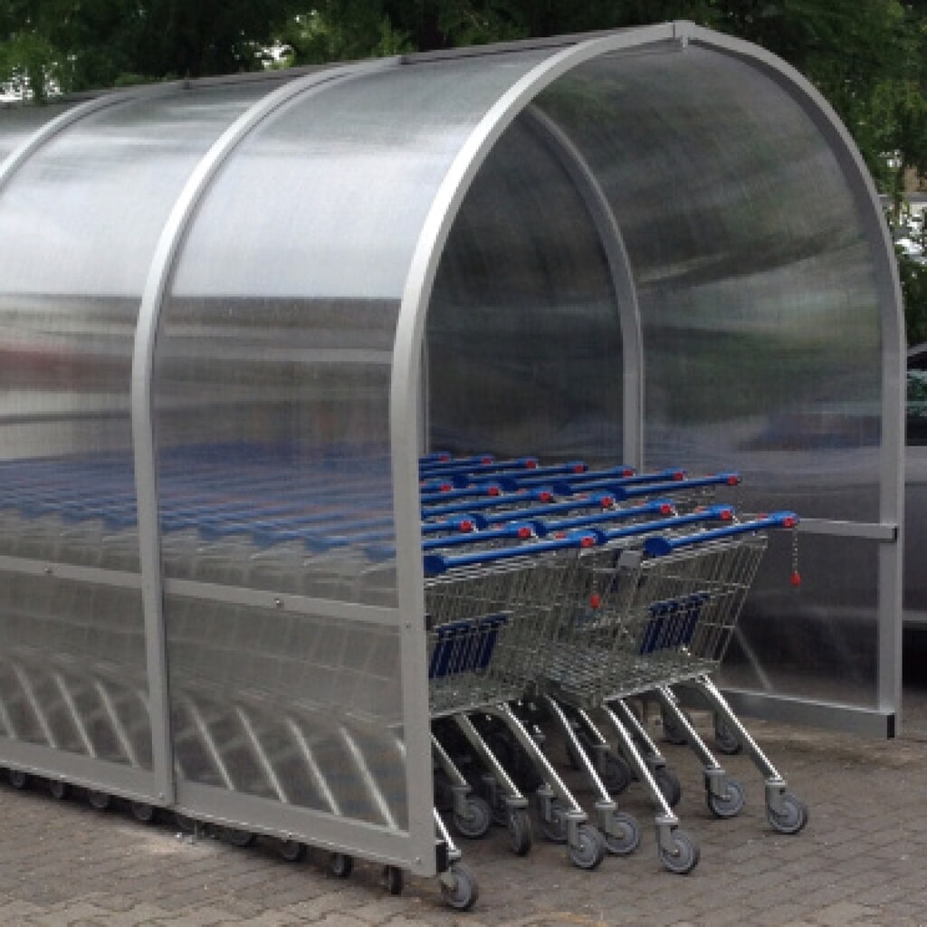Produktabbildung Nr. 2: Parkbox für wanzl Einkaufswagen, Länge 5 m
