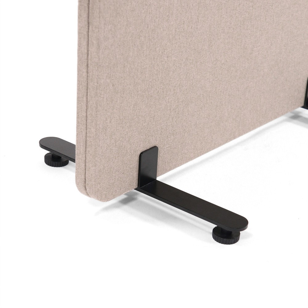 N° de l'image du produit 4 : Pièce centrale hjh OFFICE pour système de parois de séparation FLEXMIUT, taupe