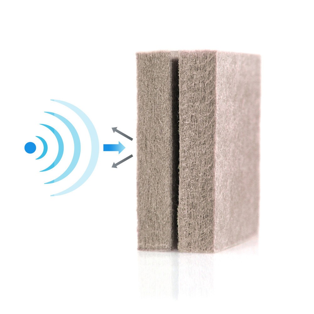 N° de l'image du produit 8 : Pièce centrale hjh OFFICE pour système de parois de séparation FLEXMIUT, taupe