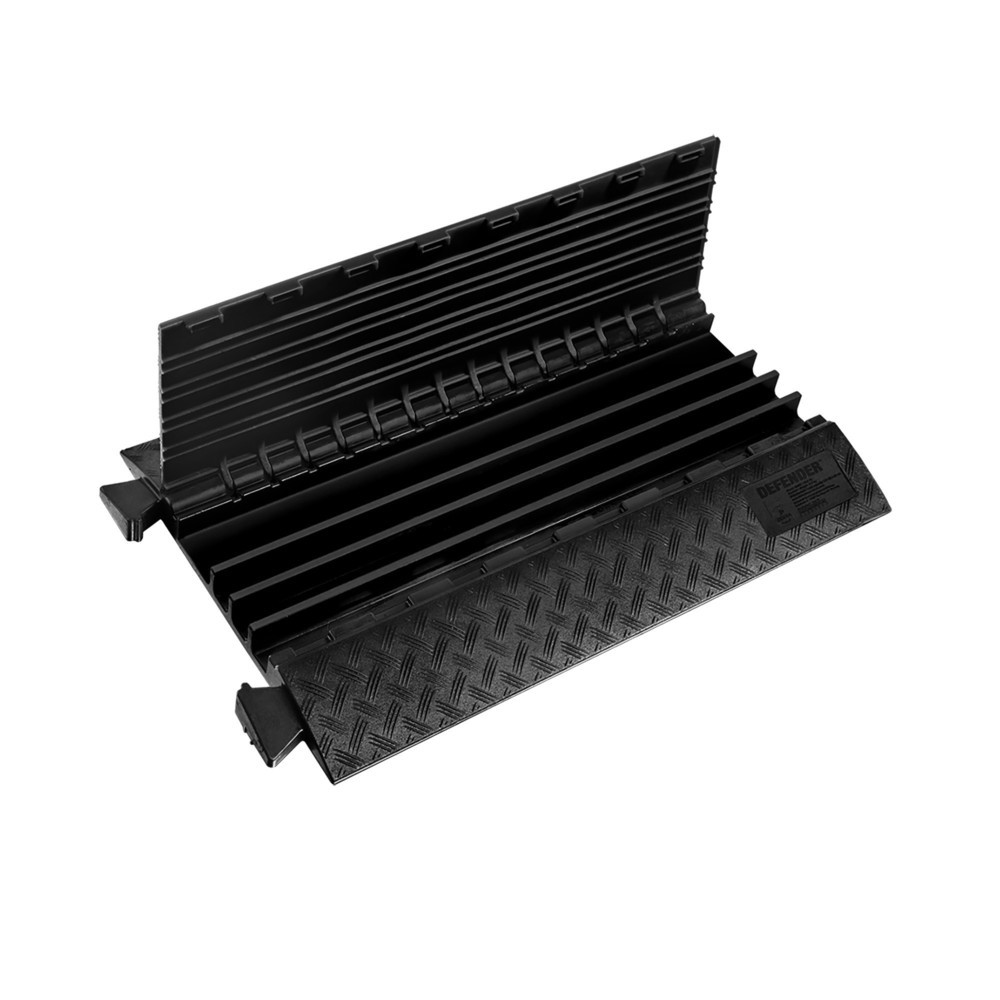 N° de l'image du produit 4 : Passage de câbles Defender® MIDI 4C by Adam Hall, 4 canaux, noir