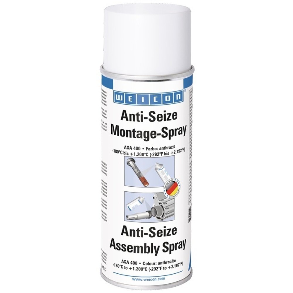 Illustration du produit: Pâte de fixation anti-grippage WEICON pulvérisateur anthracite 400 ml