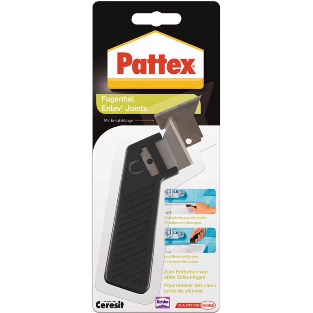 PATTEX Fugenschneider Fugenhai 1 Fugenschneider,1 Ersatzklinge Produktabbildung: PATTEX Fugenschneider Fugenhai 1 Fugenschneider,1 Ersatzklinge