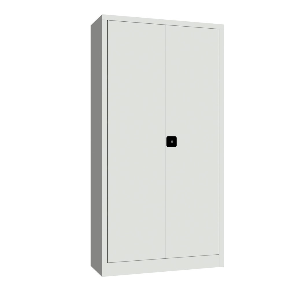 Produktabbildung Nr. 3: PAVOY Großraum-Flügeltürschrank, 4 Fachböden, HxBxT 1.950 x 1.000 x 400 mm, lichtgrau, lichtgrau