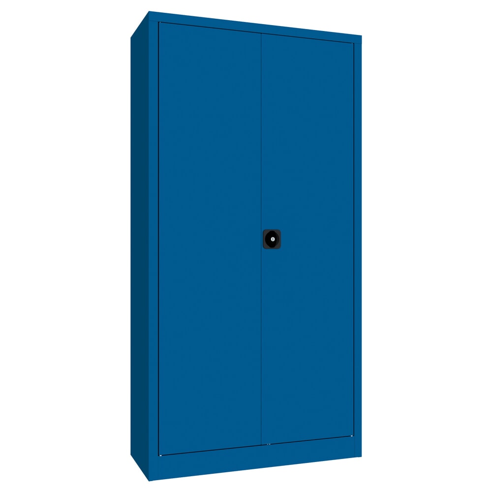 Produktabbildung Nr. 1: PAVOY Großraum-Flügeltürschrank, 4 Fachböden, HxBxT 1.950 x 1.000 x 400 mm, enzianblau, enzianblau