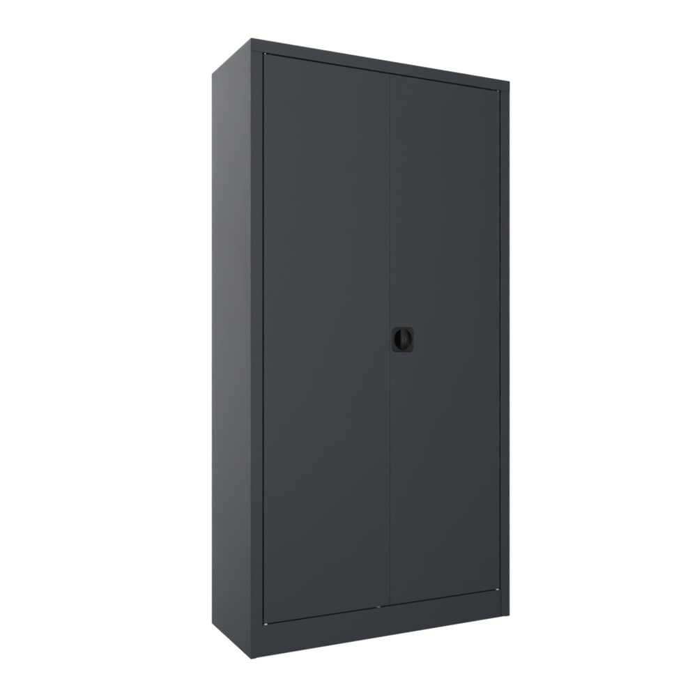 Produktabbildung Nr. 1: PAVOY Großraum-Flügeltürschrank, 4 Fachböden, HxBxT 1.950 x 1.000 x 400 mm, anthrazitgrau, anthrazitgrau
