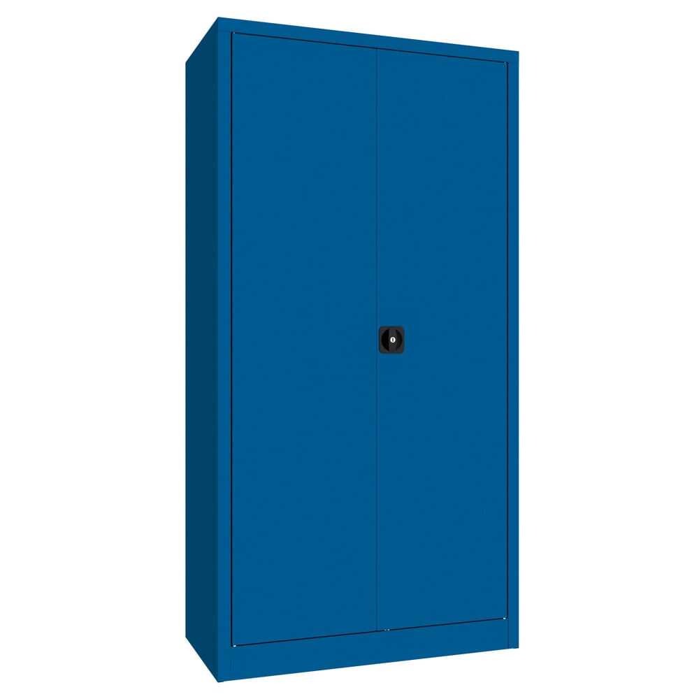 Produktabbildung: PAVOY Großraum-Flügeltürschrank, 4 Fachböden, HxBxT 1.950 x 1.000 x 500 mm, enzianblau, enzianblau