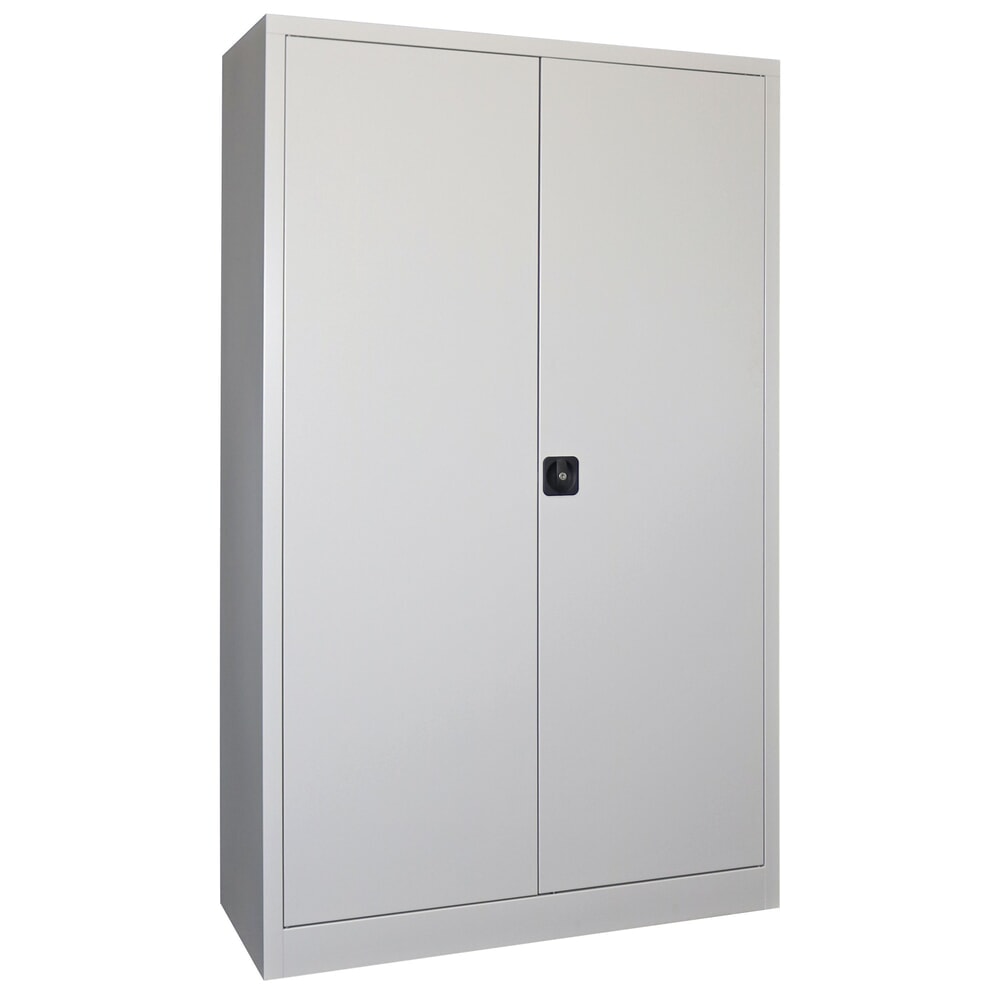 Produktabbildung Nr. 1: PAVOY Großraum-Flügeltürschrank, 4 Fachböden, HxBxT 1.950 x 1.200 x 400 mm, lichtgrau, lichtgrau