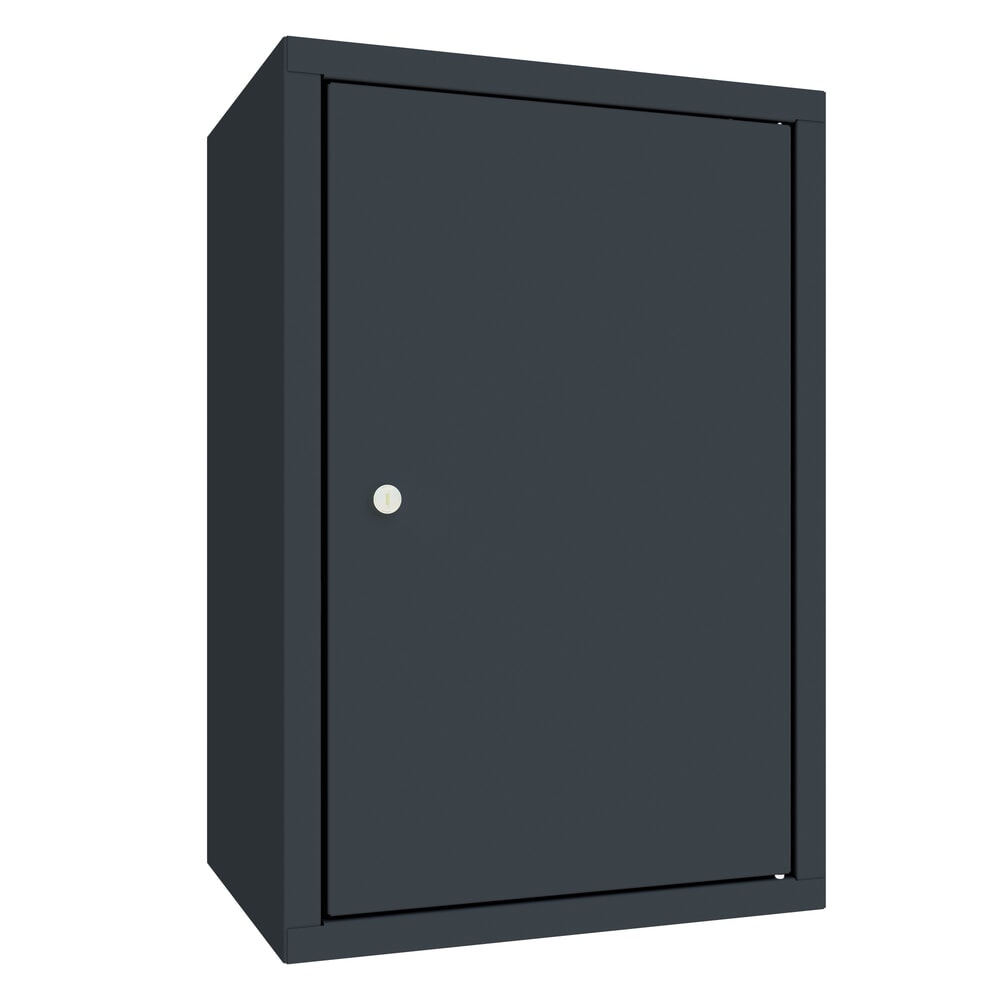 Produktabbildung Nr. 1: PAVOY Hängeschrank, HxBxT 600 x 400 x 300 mm, Lochrückwand, anthrazitgrau, anthrazitgrau