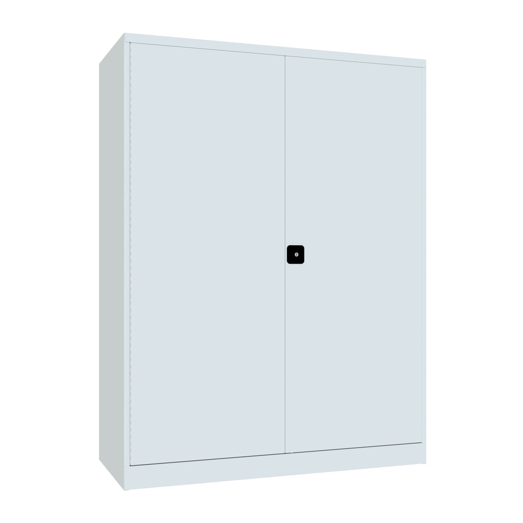 PAVOY Industrie-Schwerlastschrank Premium mit Mittelwand, 8 Fachböden, HxBxT 1.950 x 1.470 x 630 mm, lichtgrau, lichtgrau Produktabbildung: PAVOY Industrie-Schwerlastschrank Premium mit Mittelwand, 8 Fachböden, HxBxT 1.950 x 1.470 x 630 mm, lichtgrau, lichtgrau