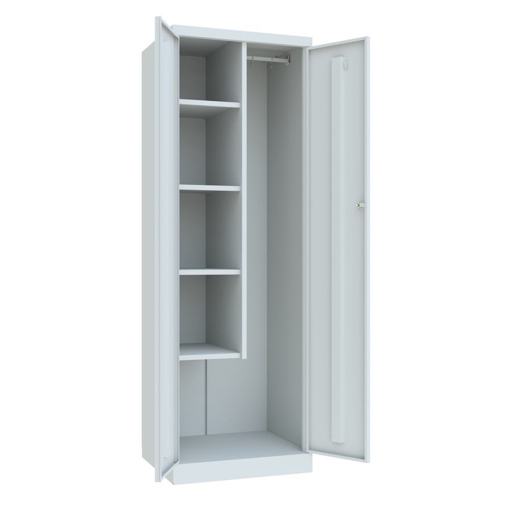 Produktabbildung Nr. 3: PAVOY Putzmittelschrank, HxBxT 1.800 x 600 x 500 mm, lichtgrau, lichtgrau