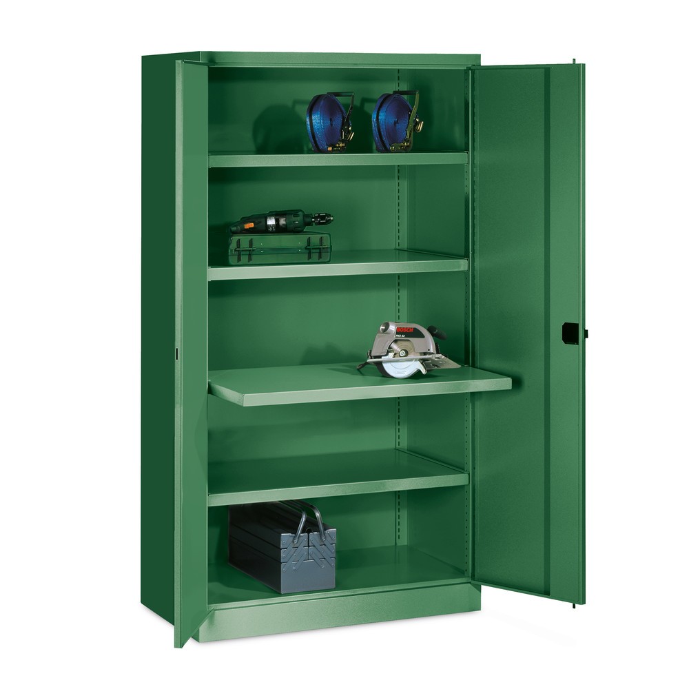 Produktabbildung Nr. 2: PAVOY Schwerlastschrank Premium, 3 Fachböden + Schubladen 3x75 + 1x125 + 1x175 mm, enzianblau, lichtgrau