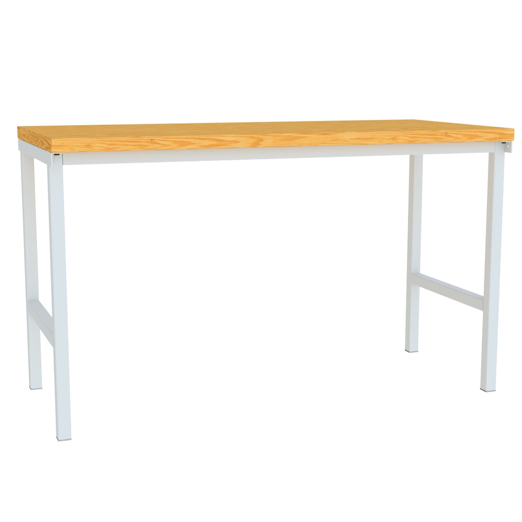 PAVOY Werktisch, HxBxT 900 x 1.500 x 700 mm, lichtgrau Produktabbildung Nr. 1: PAVOY Werktisch, HxBxT 900 x 1.500 x 700 mm, lichtgrau
