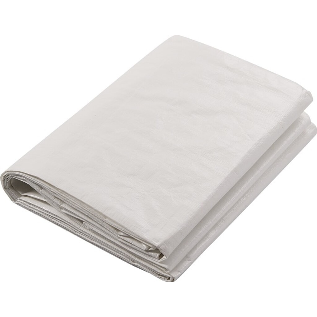 PE-Bauzaunplane, Länge 1,76 m Breite 3,41 m, weiß 140 g/m² Produktabbildung: PE-Bauzaunplane, Länge 1,76 m Breite 3,41 m, weiß 140 g/m²