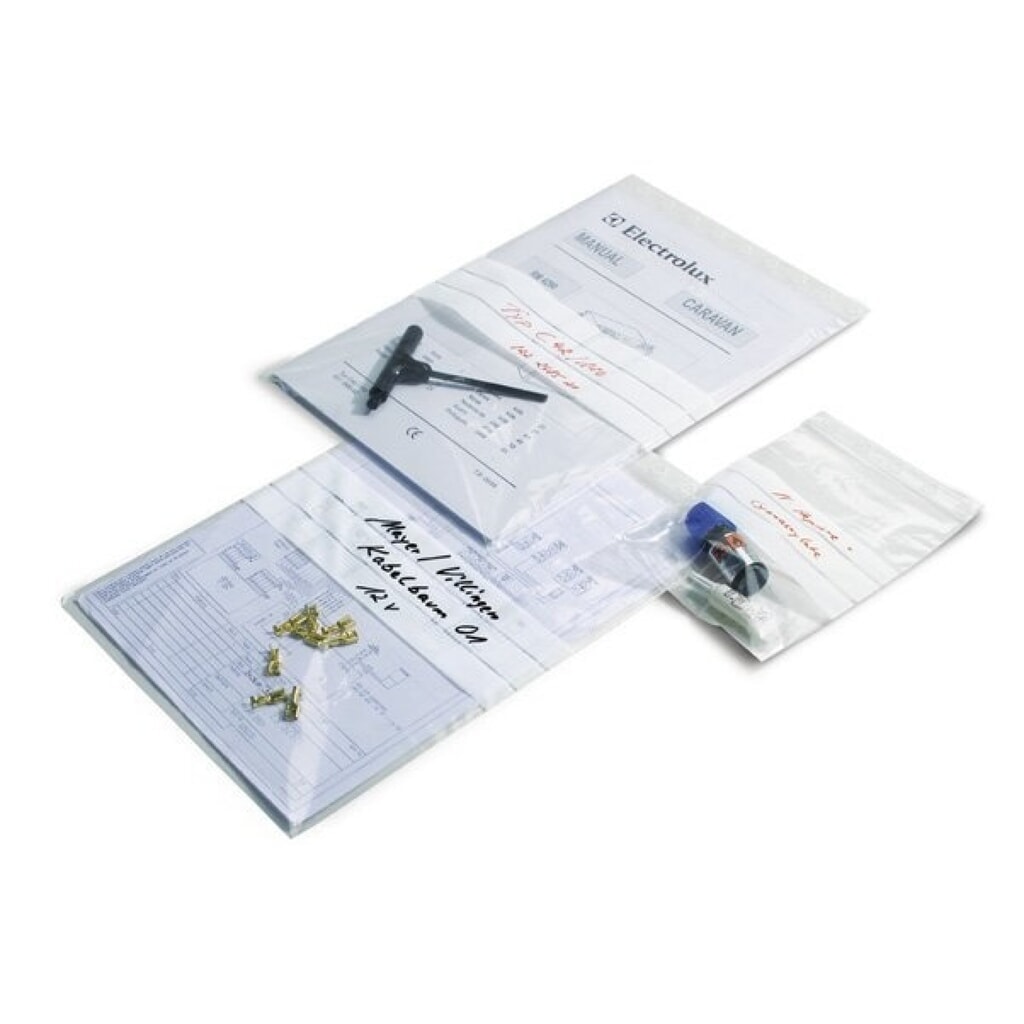 PE-Druckverschlussbeutel, 80x120mm, 50µ, transparent, Beschriftungsfeld, 1 VE = 1000 Stk Produktabbildung: PE-Druckverschlussbeutel, 80x120mm, 50µ, transparent, Beschriftungsfeld, 1 VE = 1000 Stk