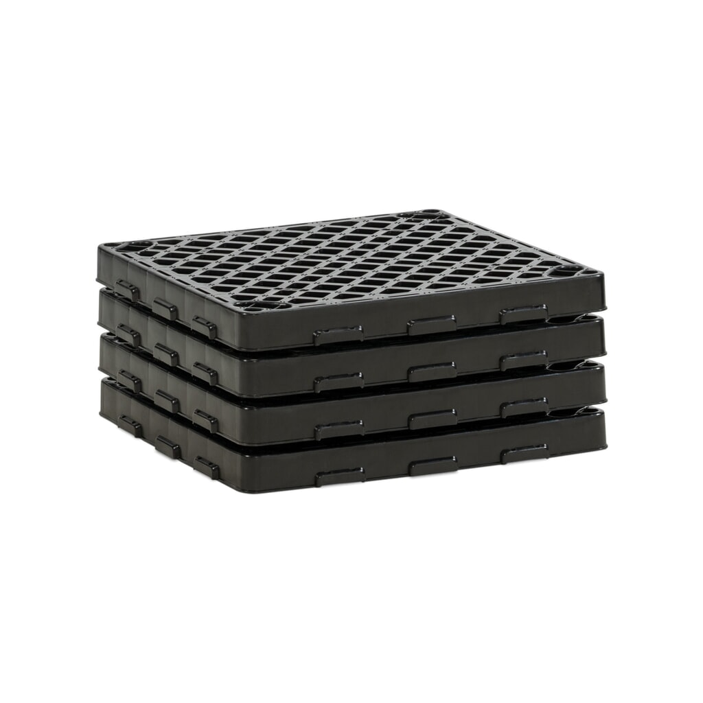 PE-Gitterrost für CEMO Palettenauffangwanne 220/4, 400/4, 600 x 600 mm (4x) Produktabbildung: PE-Gitterrost für CEMO Palettenauffangwanne 220/4, 400/4, 600 x 600 mm (4x)