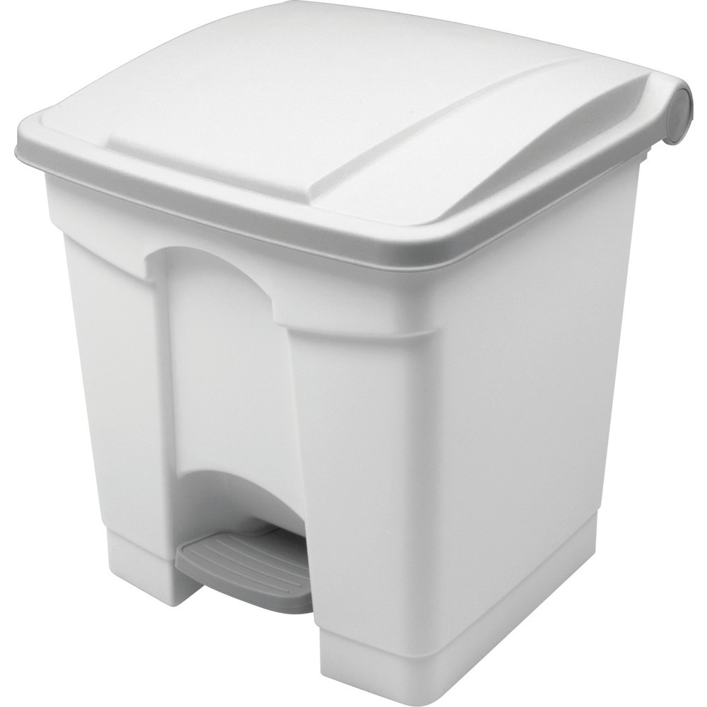 Product afbeelding: helit pedaalemmer "the step", 30 liter, wit