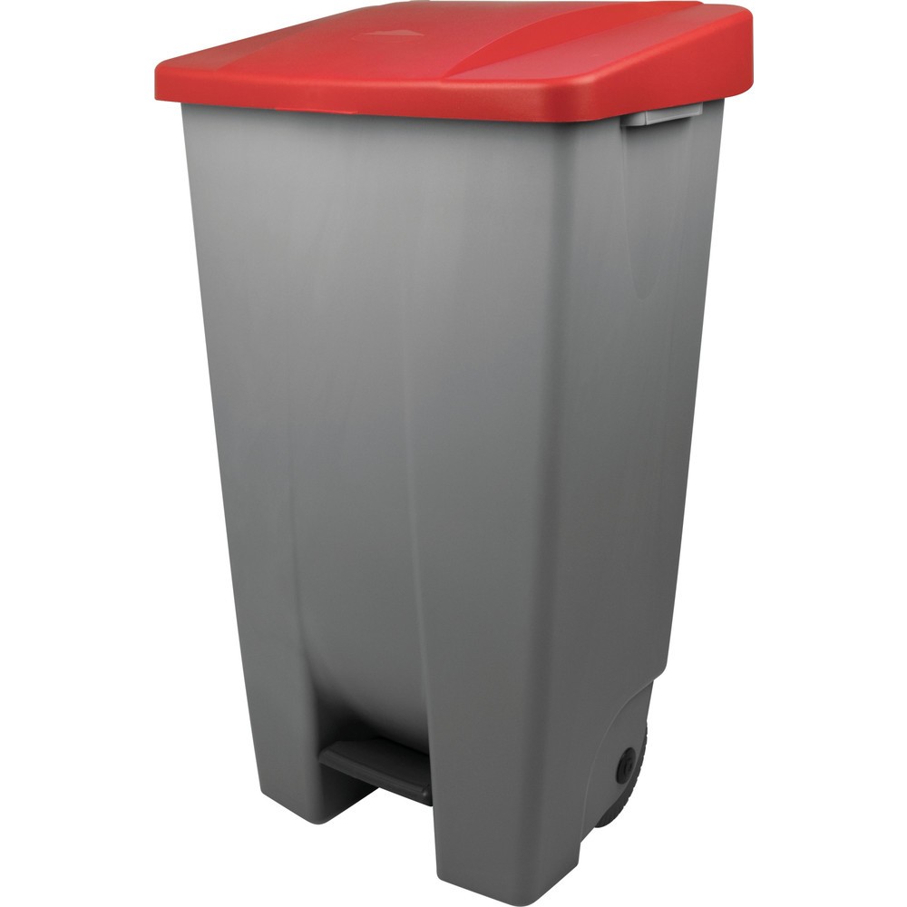 Product afbeelding: Pedaalemmer helit "the step chief", 120 liter, rood