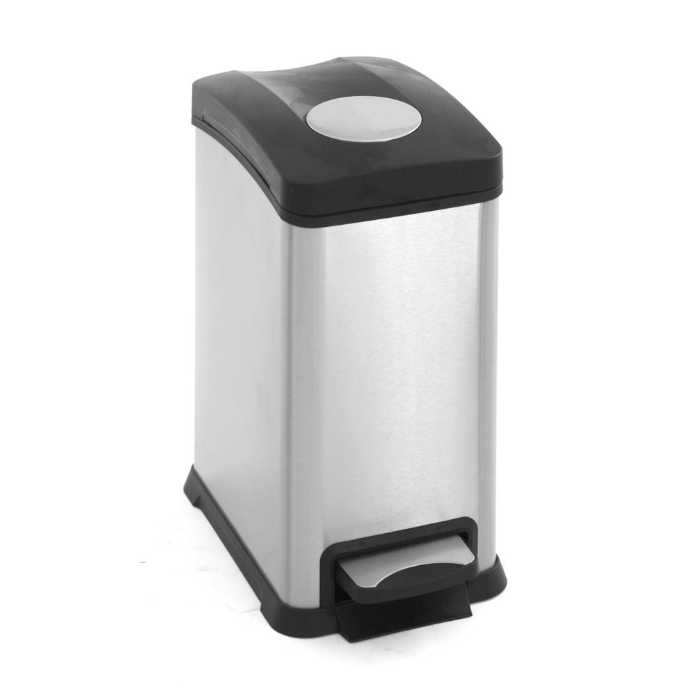Produktabbildung Nr. 1: Pedal-Abfallsammler Rejoice 12 l, Edelstahl matt