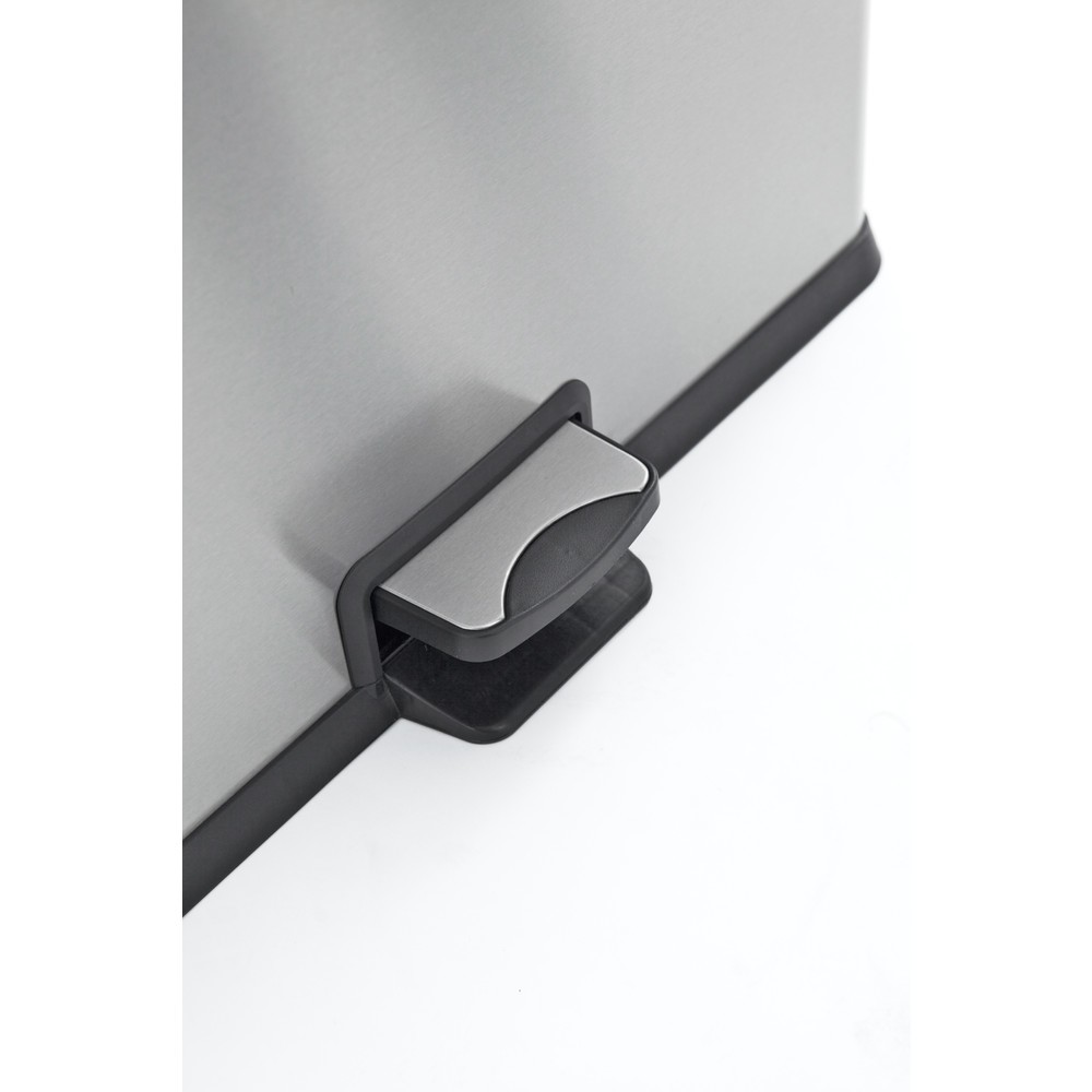 Produktabbildung Nr. 2: Pedal-Abfallsammler Rejoice Recycling, 30 + 30 l, Edelstahl matt