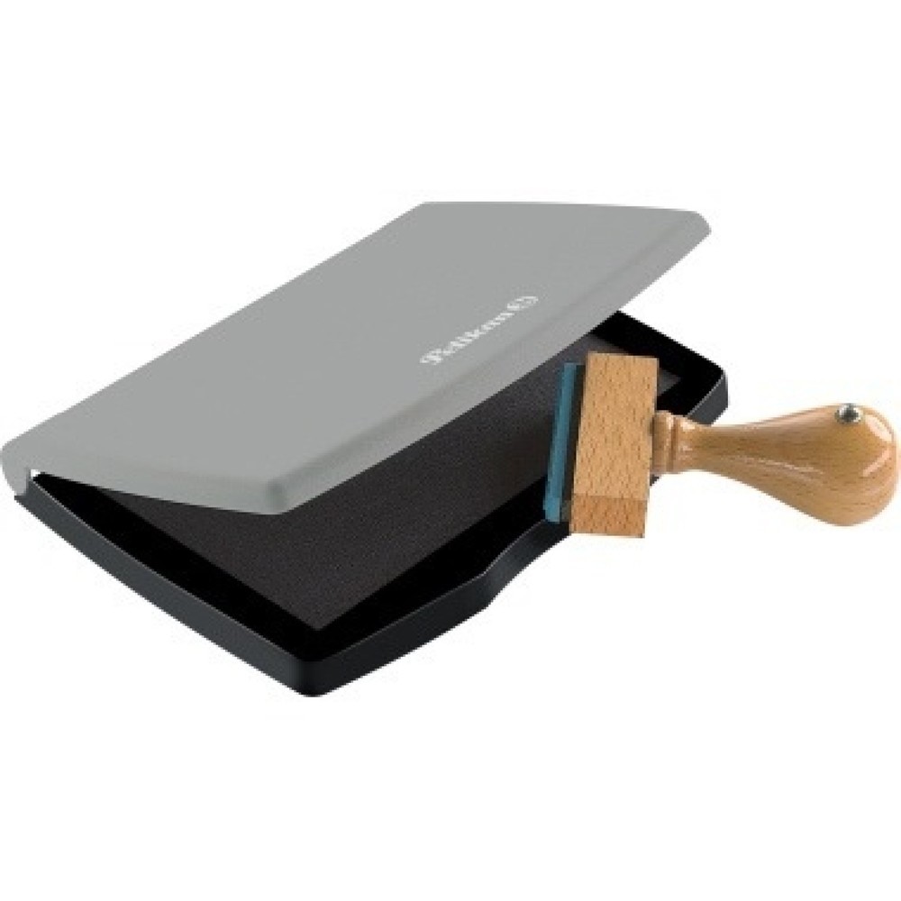 Produktabbildung: Pelikan Stempelkissen 2E 336222 Kunststoffgehäuse 7x11cm schwarz