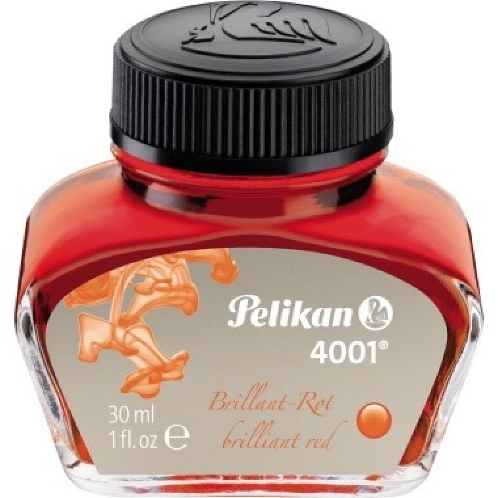 Produktabbildung: Pelikan Tinte 4001 301036 30ml Glas brillantrot