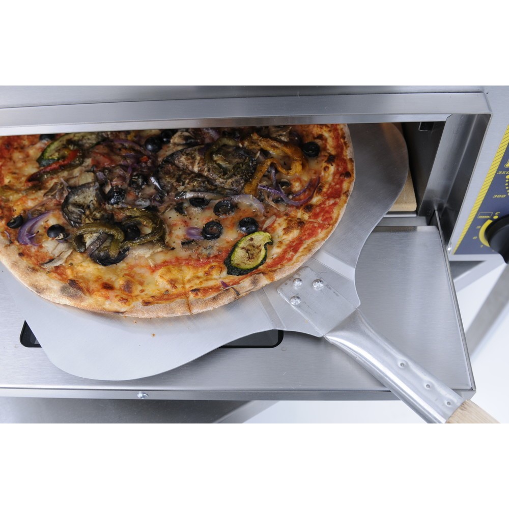 N° de l'image du produit 2 : Pelle à pizza Stalgast avec manche en bois court