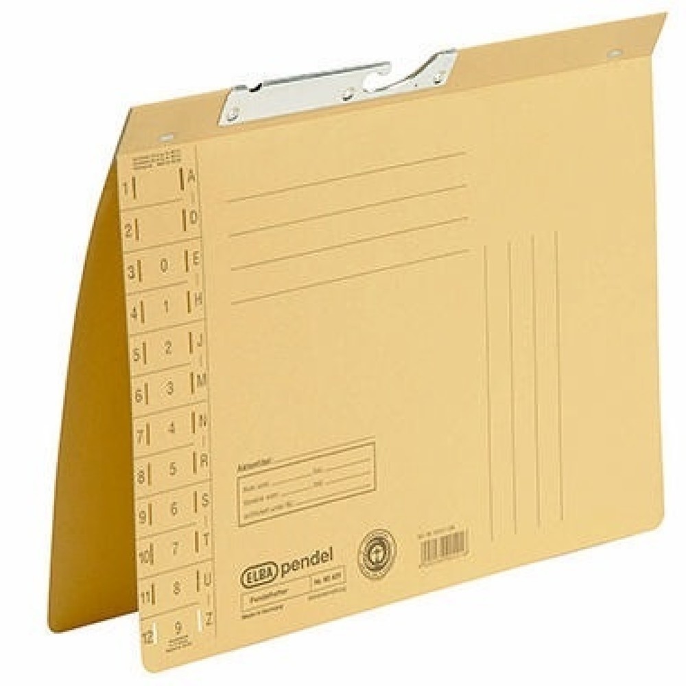 Produktabbildung Nr. 1: ELBA Pendelhefter 100560088 DIN A4 Amtsheftung 320g Karton gelb