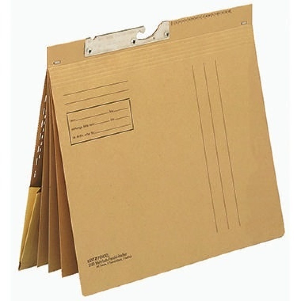 Produktabbildung: Leitz Pendelhefter 21830000 DIN A4 250g Karton naturbraun