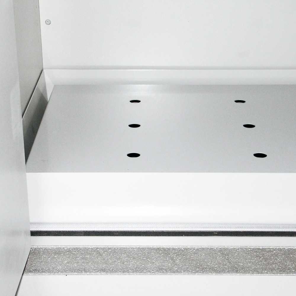 Product afbeelding: Perfoplaatafdekking voor veiligheidskast type 90, plaatstaal, bxd 490 x 442 mm
