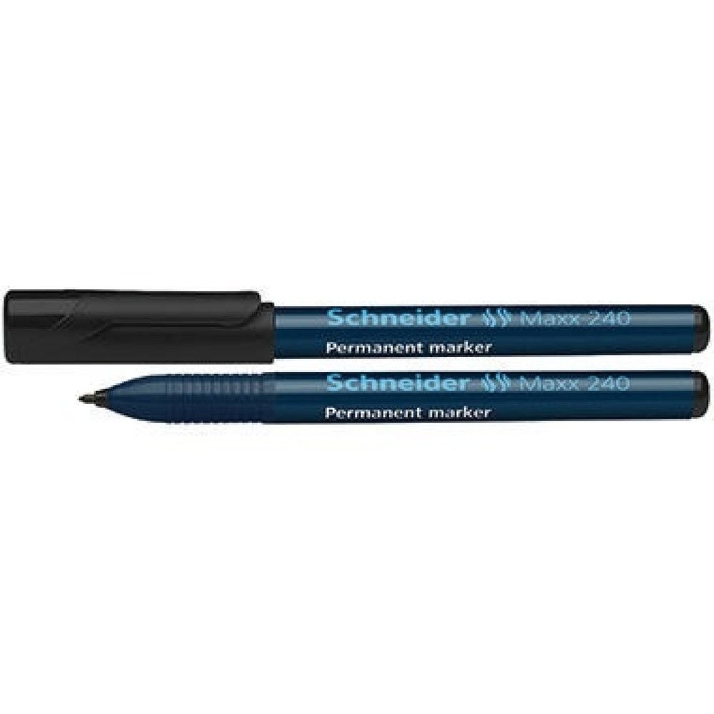 Produktabbildung: Schneider Permanentmarker Maxx 240 124001 1-2mm Rundspitze schwarz