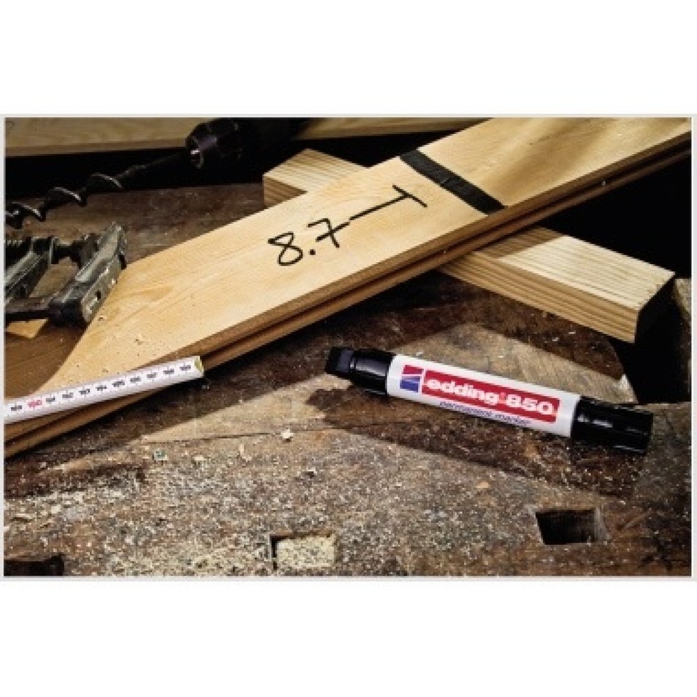 Produktabbildung Nr. 12: edding Permanentmarker 850 4-850001 5-16mm Keilspitze nachfüllbar sw