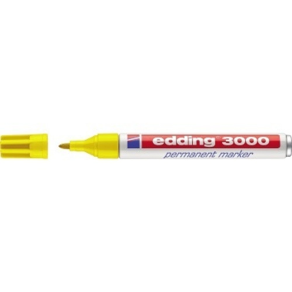 Produktabbildung: edding Permanentmarker 4-3000005 1,5-3mm Rundspitze gelb